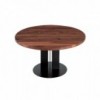 Mesa comedor madera circular Natura Tondo de Riva1920 con un diseño moderno y de lujo.