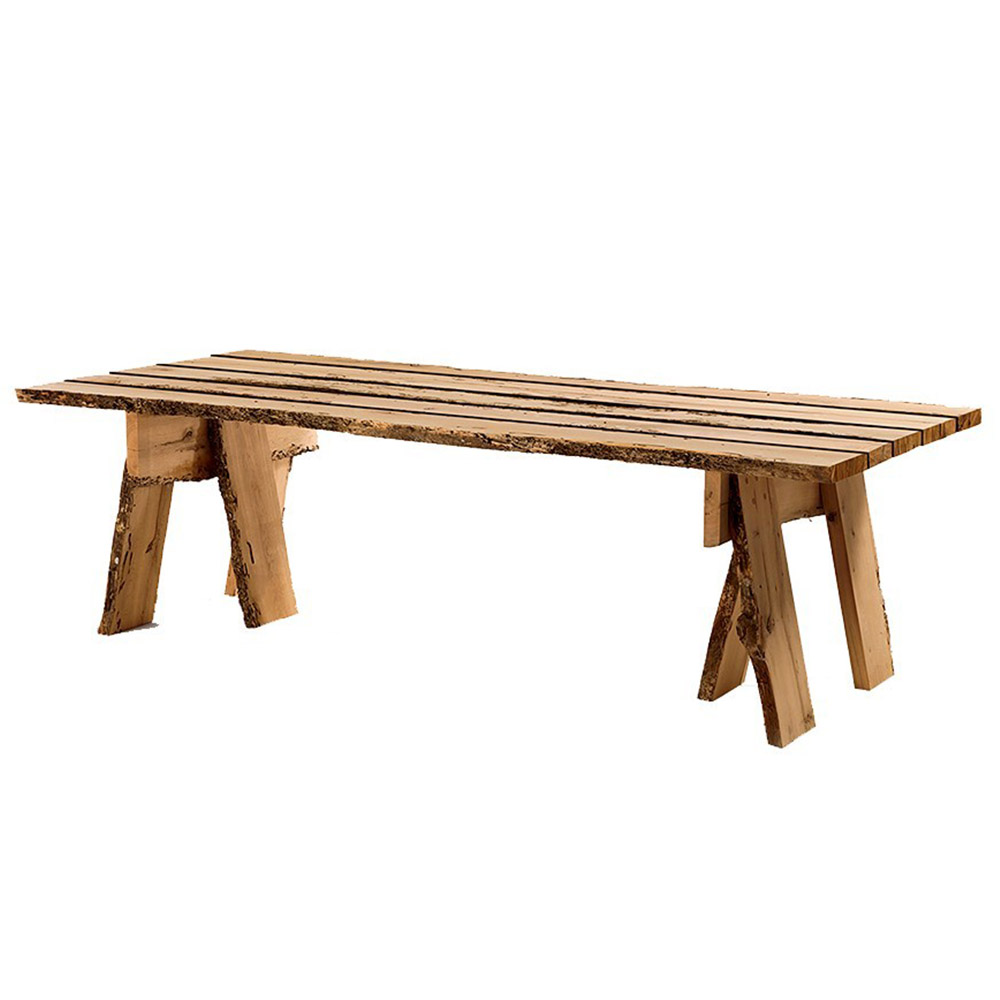 Mesa comedor madera rectangular de Riva1920 con un diseño moderno e italiano de alta calidad.