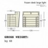 Barra Frozen Largue Light de Plust Collection para espacios exteriores.