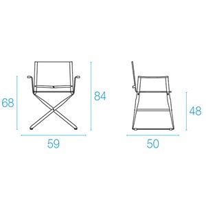 Butaca Plegable Ciak ideal para exteriores de Emu. Butacas de diseño.