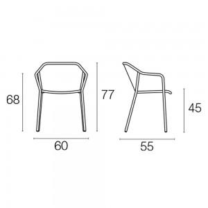 Butaca Darwin ideal para exteriores de Emu. Butacas de diseño.