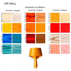 Lámpara aplique pared Air de LZF.  Lámparas modernas diseño de Ray Power.