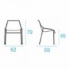 Silla Heaven para ambientes exteriores de Emu. Sillas de diseño.