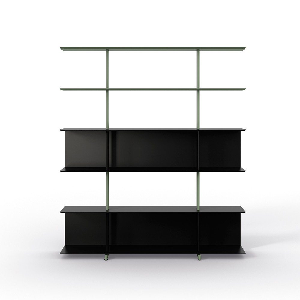 Estantería de diseño Wing pie de Systemtronic. Muebles para oficina.