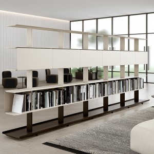 Estantería de diseño Wing pie de Systemtronic. Muebles para oficina.