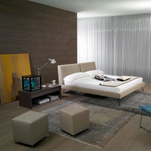 Cama tapizada muy ligera Shelby de Casadesús