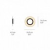 Lámpara aplique pared Lens Wall Circular. Luzifer. Lampara de luz LED Circular diseño de  Mut Design