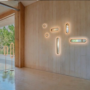 Lámpara aplique pared Lens Wall Circular. Luzifer. Lampara de luz LED Circular diseño de  Mut Design