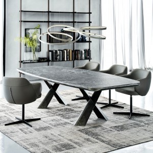 Mesa Mad Max Keramik Premium de Cattelan Italia con diseño único, moderno y elegante.
