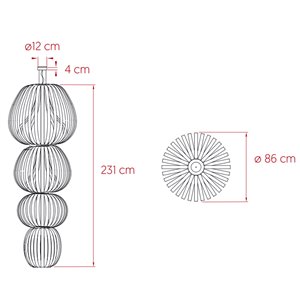 Lámpara suspensión Totem 4 de Luzifer. Una luz cuya forma y espíritu se reflejan en culturas de todo el mundo.