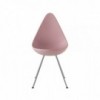 Silla carcasa plástica Drop. Fritz Hansen con acabados elegantes de alta calidad.
