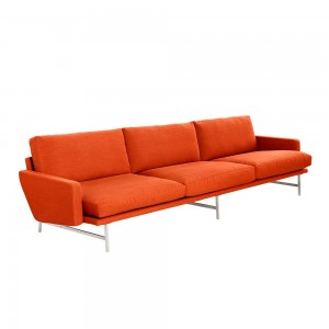 Sofá Lissoni. Fritz Hansen con un acabado moderno de alto lujo.