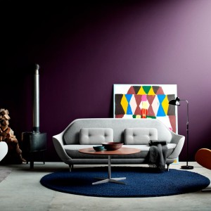 Sofá Favn. Fritz Hansen con acabados modernos de alto lujo.