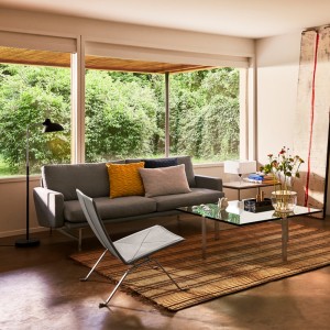 Sofá Lissoni. Fritz Hansen con un acabado moderno de alto lujo.