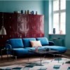 Sofá Lune chaise longue de Fritz Hansen con un diseño moderno de alto lujo.
