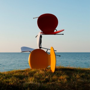 Silla Series 7 Fresno coloreado. Fritz Hansen con un diseño moderno de alto lujo.