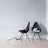 Silla carcasa plástica Drop. Fritz Hansen con acabados elegantes de alta calidad.