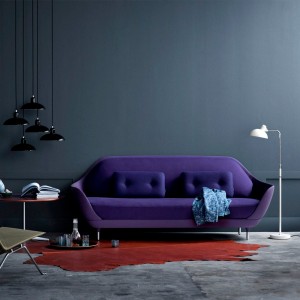 Sofá Favn. Fritz Hansen con acabados modernos de alto lujo.