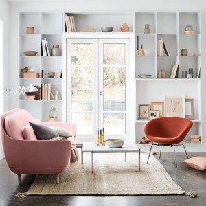 Sofá Favn. Fritz Hansen con acabados modernos de alto lujo.