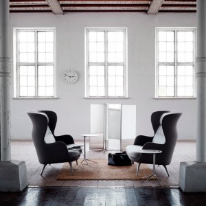 Sillón Ro de Fritz Hansen. Sillones con un diseño moderno de alto lujo.