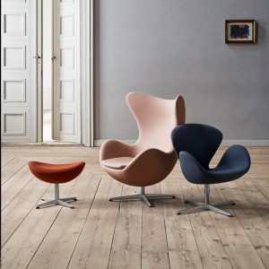 Reposapiés  Egg de Frizt Hanse con un diseño danes moderno y elegante,