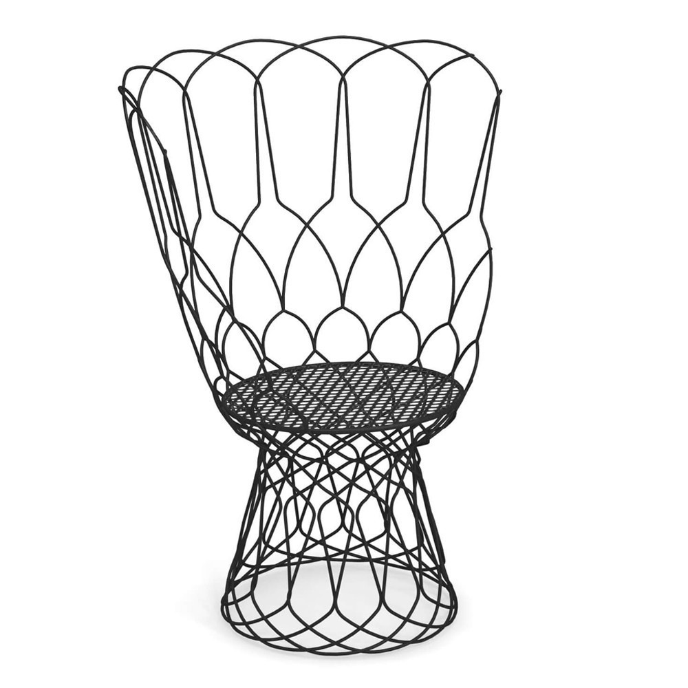 Sillón Re-trouvé para espacios exteriores diseñado por Emu.