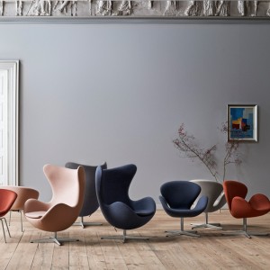 Sillón Swan Textil de Fritz Hansen cuenta con elegancia, modernia en su diseño único.