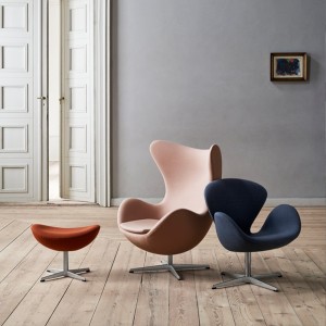 Sillón Swan Textil de Fritz Hansen cuenta con elegancia, modernia en su diseño único.