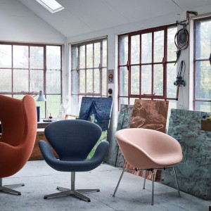 Sillón Swan Textil de Fritz Hansen cuenta con elegancia, modernia en su diseño único.