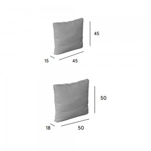 Cojines Decorativos para adornar los asientos para su uso en exteriores de Fast.