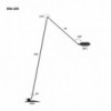 Lámpara pie Elle LED para ambiente interior de Tommaso Cimini y Lumina