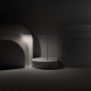 Lámpara moderna de sobremesa empotrable Flo Grommet de Foster+Partners y Lumina
