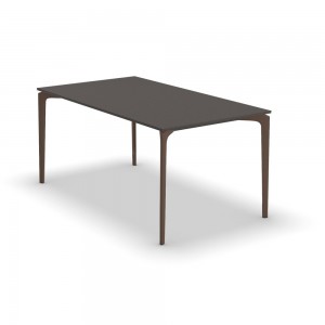 Mesa rectangular Allsize Aluminio Moteado moderna de Fast. Mesas para exteriores.