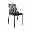 Silla Forest de diseño moderno y elegante de Fast. Sillas metálicas para exteriores.