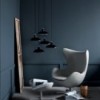 Sillón Egg tapizada Frizt Hanse con un diseño danes moderno y elegante.