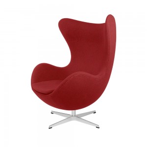 Sillón Egg tapizada Frizt Hanse con un diseño danes moderno y elegante.