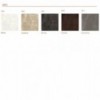 Mesa rectangular Gres Moai de Fast de exterior con diseño moderno y elegante.