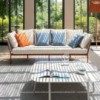 Mesa baja Aluminio 4 patas Mosaiko de Fast moderna perfecta para ambientes exteriores.