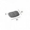 Cojín de asiento Niwa para silla o taburete Niwa para el uso en ambientes exteriores de Fast.