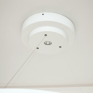 Lámpara suspensión Eclisse de Contardi con anillos LED y diseño moderno, elegante y sofisticado.
