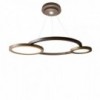 Lámpara suspensión Eclisse de Contardi con anillos LED y diseño moderno, elegante y sofisticado.