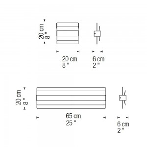 Aplique pared Wings ideal para espacios modernos interiores de Fambuena.