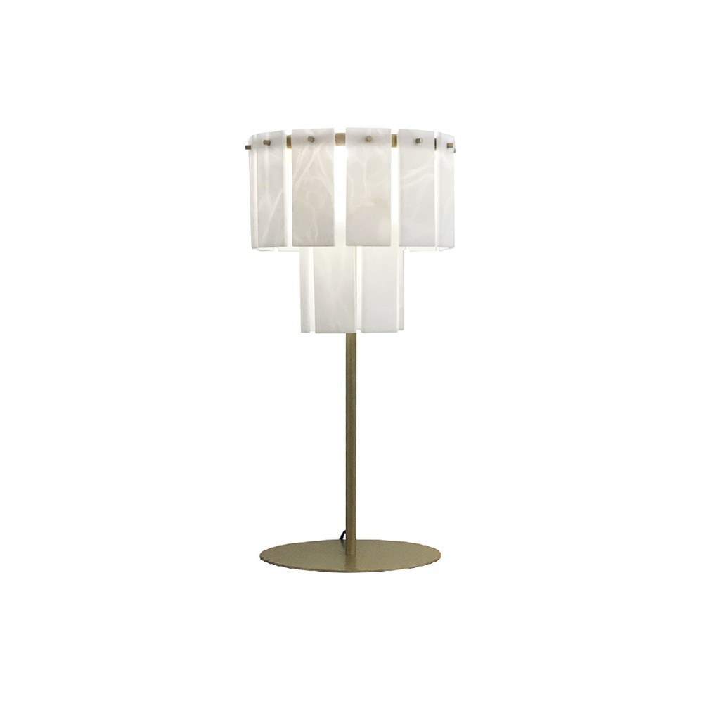 Lámpara de sobremesa Quarz de diseño moderno ideal para interiores de Fambuena.