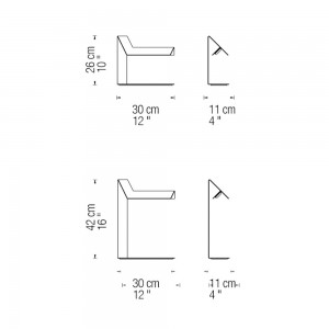 Lámpara sobremesa Plié  ideal para interiores modernos iluminación de Fambuena.