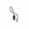 Lámpara aplique de pared  Flexiled Steel  de Contardi con diseño elegante, único y moderno.