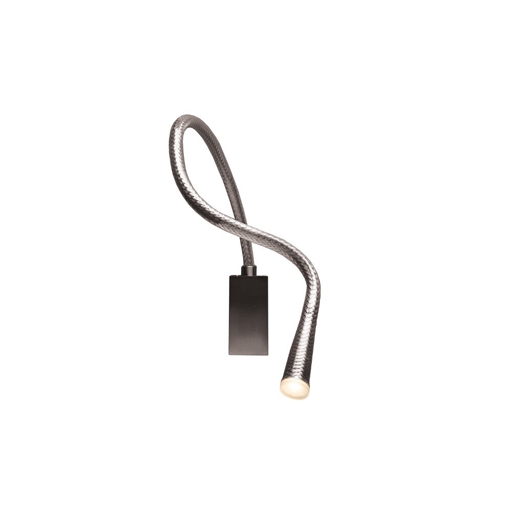 Lámpara aplique de pared  Flexiled Steel  de Contardi con diseño elegante, único y moderno.