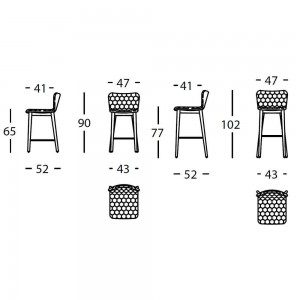 Taburete Tea de Sancal. Taburetes de diseño.