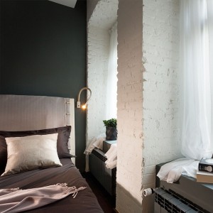 Lámpara de pared Flexiled Leather de Contardi con diseño elegante, elegante y moderno.
