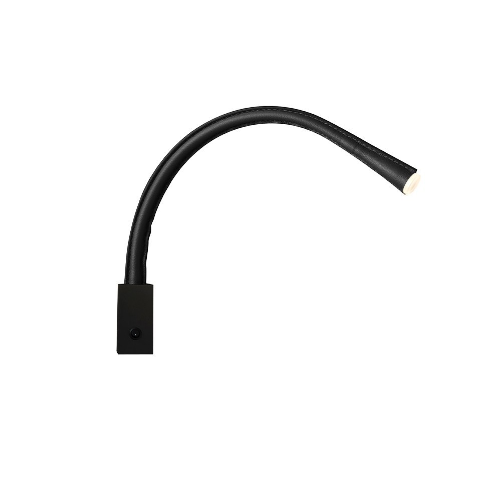 Lámpara de pared Flexiled Leather de Contardi con diseño elegante, elegante y moderno.