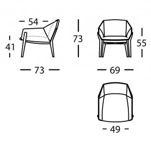 Butaca Nido madera de Sancal. Muebles modernos.